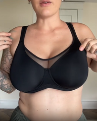 Underwired Unpadded Full-Coverage Bra With Wide Shoulder Straps