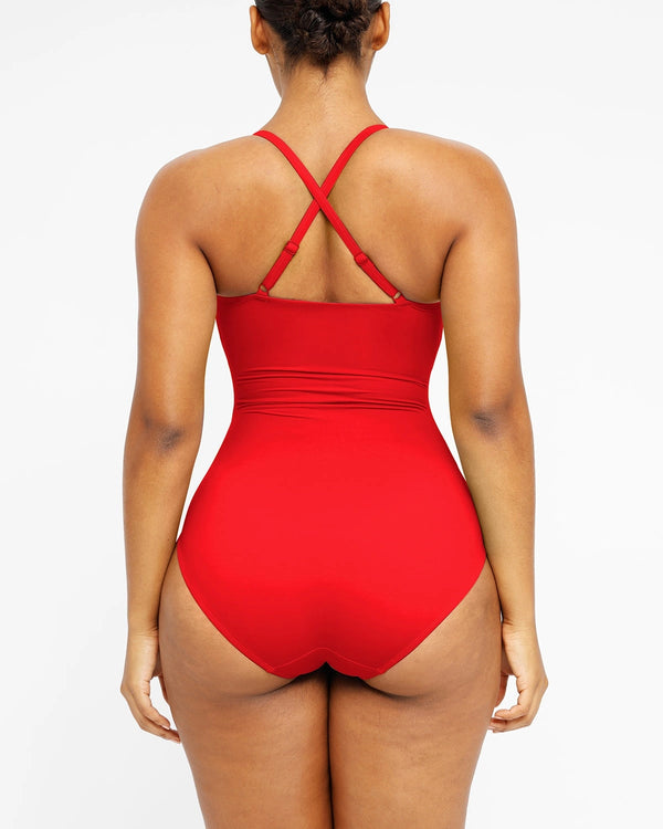U-Ring Cut Out Shaping Swimsuit