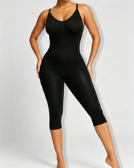 Seamless Tummy & Waist Control Knee-Length Bodysuit with Butt Lifter