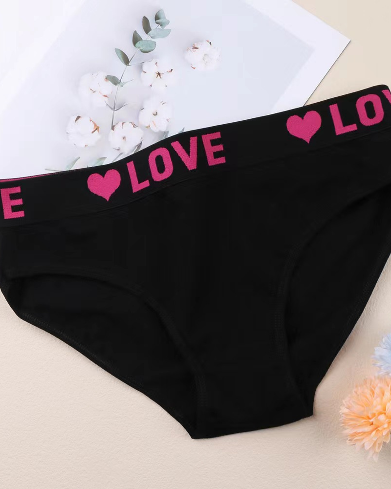 Soft Comfortable Stylish Sports Letter Underwear