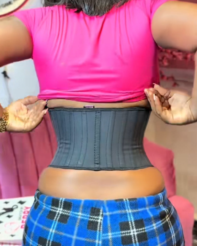 Latex Waist Trainer 25-Steel Boned Binders Corset