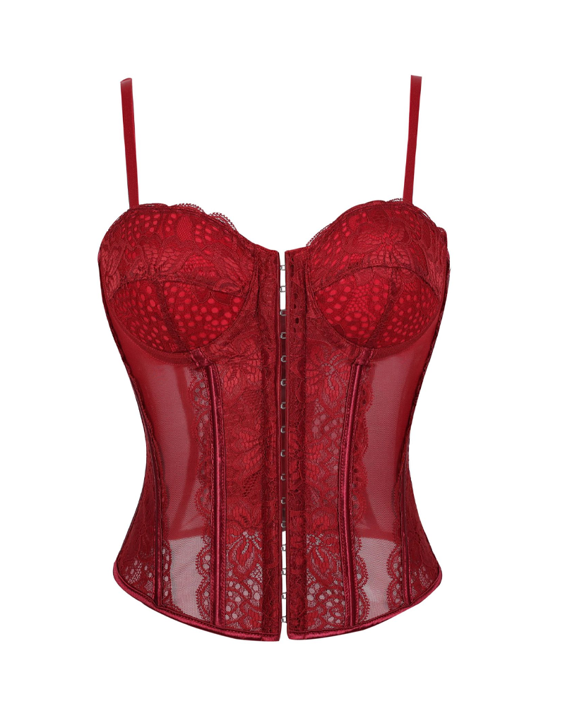 Retro Slimming Lace Bustier