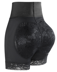 High Waist Lace Butt Lifting Tummy Control Shapewear Shorts