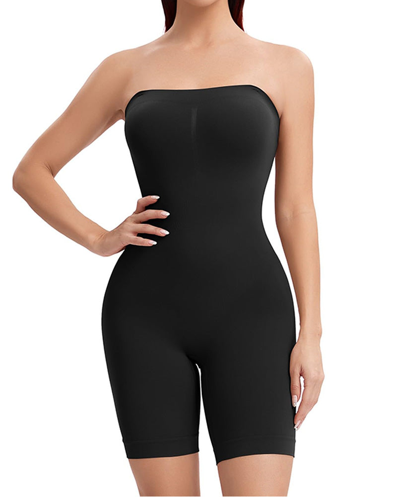 One-Piece Corset With Removable Straps And Top
