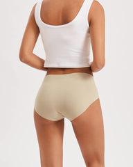 Seamless Antibacterial Pure Cotton Crotch Yoga Briefs