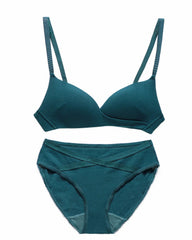 U-shapsummer New No Steel Ring Thin Suit Modal Cotton Underwear