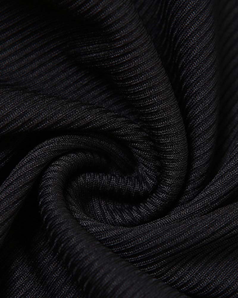 Women's Yoga Jumpsuits Ribbed Long Sleeve Crew Neck Tops Sport Jumpsuits