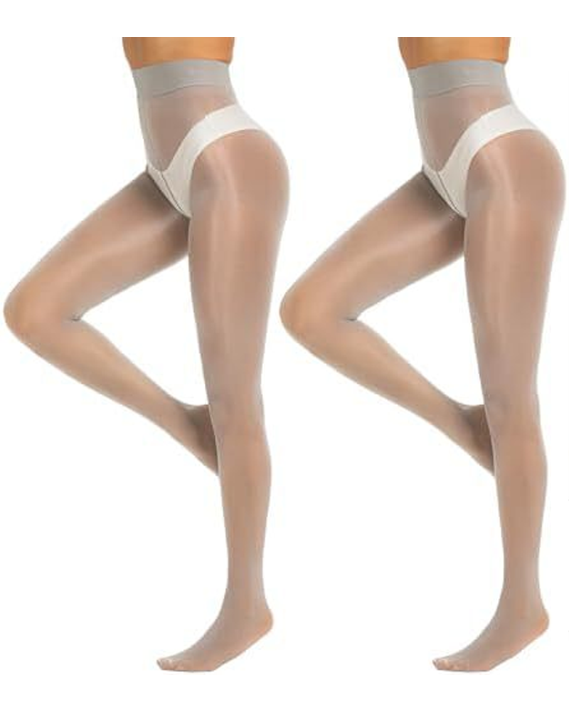 Shiny Oil Shiny High Waist Smooth Comfort Pantyhose