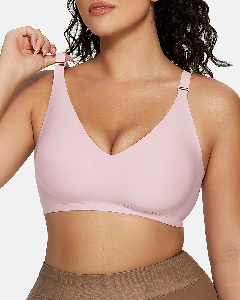 Comfortable Jelly Seamless Wire-Free Push-Up Bra