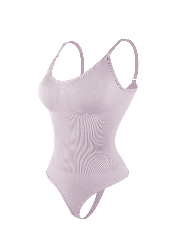 Strappy Backless Seamless Shaping Bodysuit
