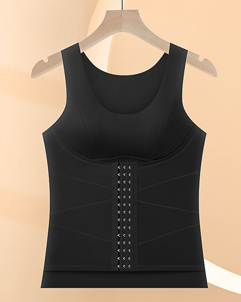 Women Sauna Vest Sweat Tank Top Waist Trainer Workout Slimming Shirt Sauna Tights Heat Trapping Suit Gym Sauna Jacket