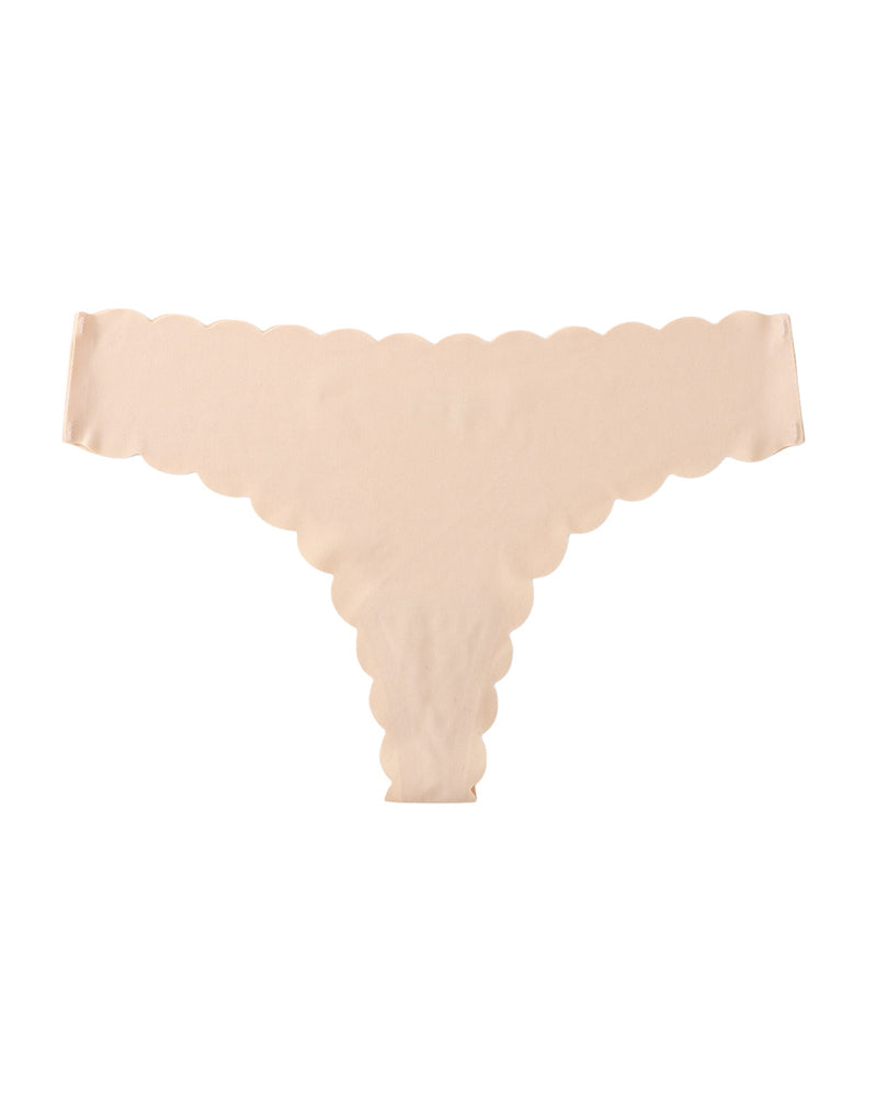 Sexy Mid-Rise Ribbed Cotton Briefs