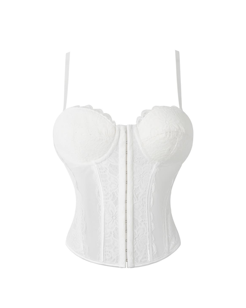 Retro Slimming Lace Bustier