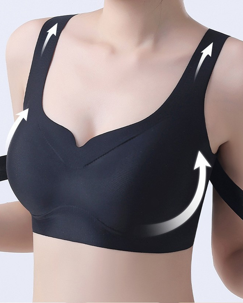 Crisscross Back Seamless Wirefree Bra