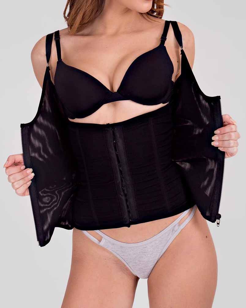 Women Shapewear Bodysuit Latex Waist Trainer Full Body Shaper Tummy Control Fajas Zipper Open Bust Corset