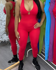 Butt Lifting And Back Beautiful Yoga Jumpsuit