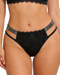 Valentine's Day LOVE Rhinestone Lace Panties