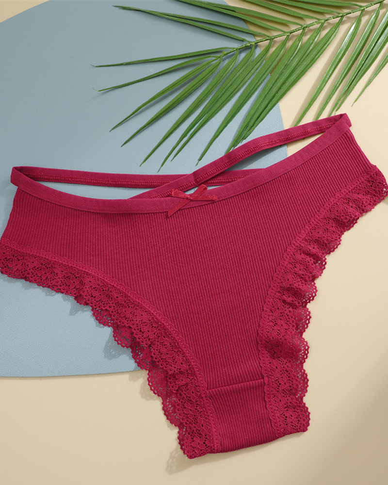 Low-Rise Bikini Lace Women's Panties