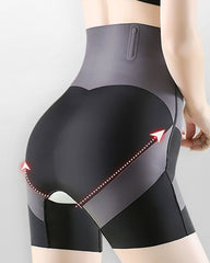 Cross Hip Lifting High Waist Tummy Control Fat Burning Shorts