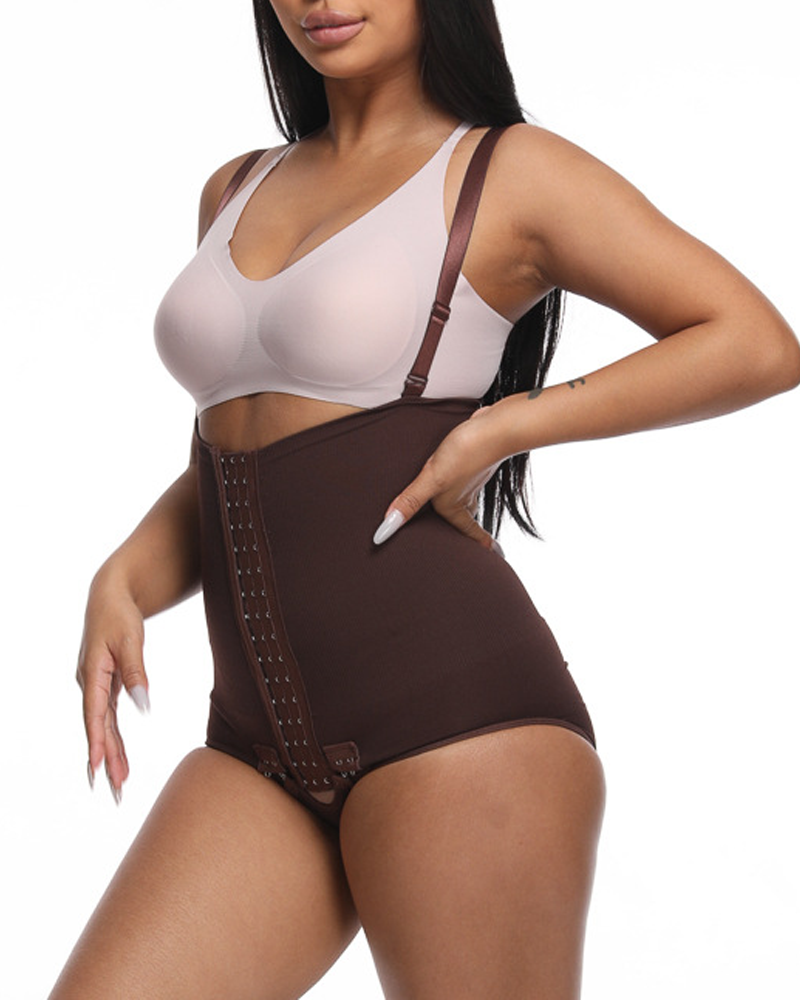 Waist-Cinching Hip-Lifting Bodysuit
