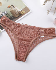 Sexy Transparent Hollow Briefs