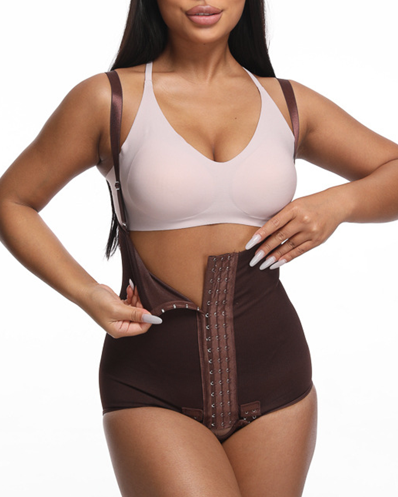 Waist-Cinching Hip-Lifting Bodysuit