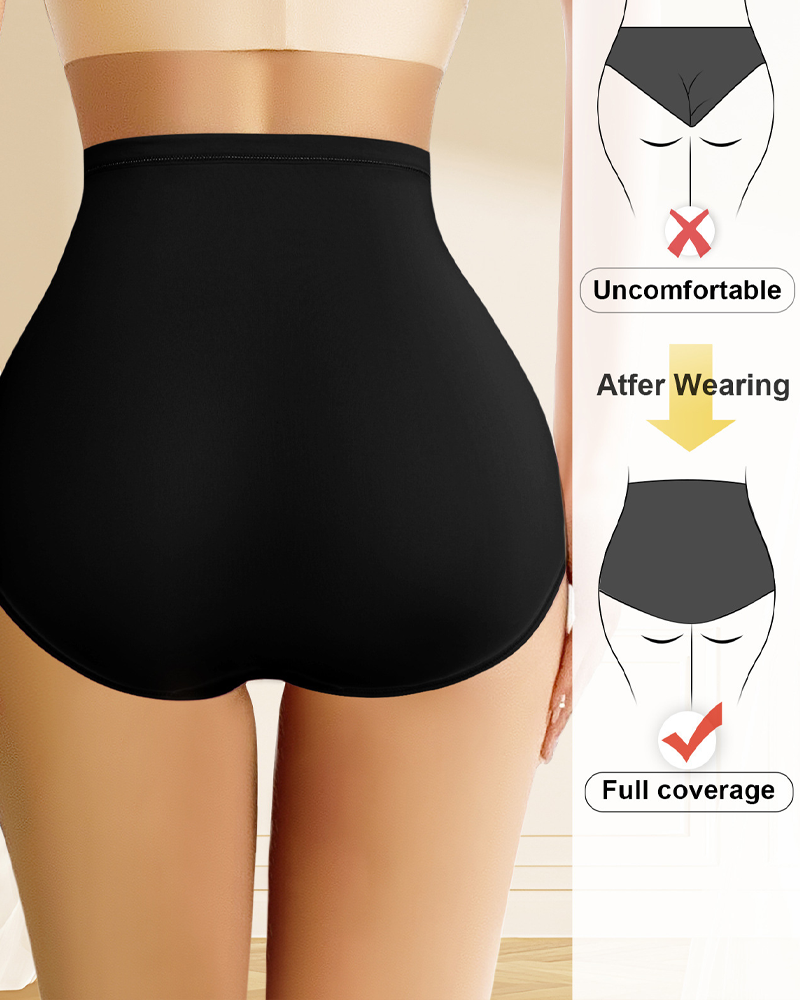 Breathable Simple High-Waisted Underwear