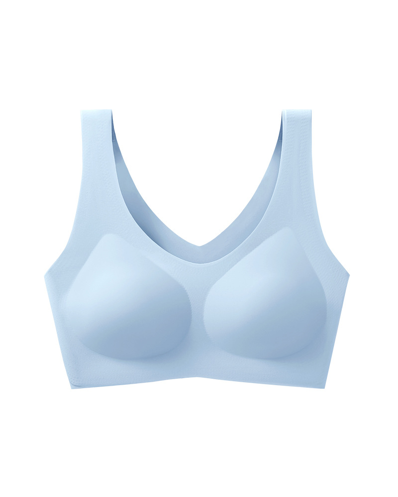 Soft Stretch Seamless Wire-Free Wide Strap Bra