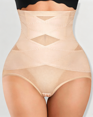High Waist Crisscross Tummy Control Butt Lifter Shapewear Panty