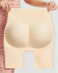 Seamless Padded Butt Lifter Shorts with Tummy Control