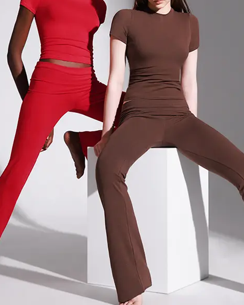 Women's Slim Fit Sports Casual Yoga Set