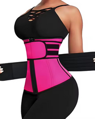Body Shaping Double Belt Zipper Belly Control Belt