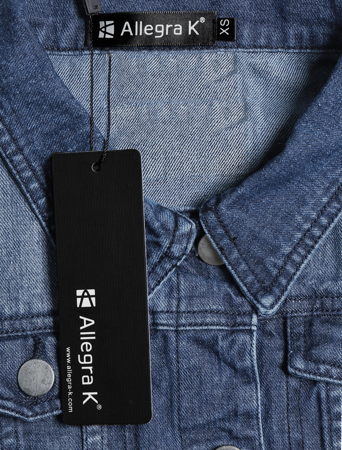 Buttoned Chest Flap Pocket Washed Denim Jacket Vest