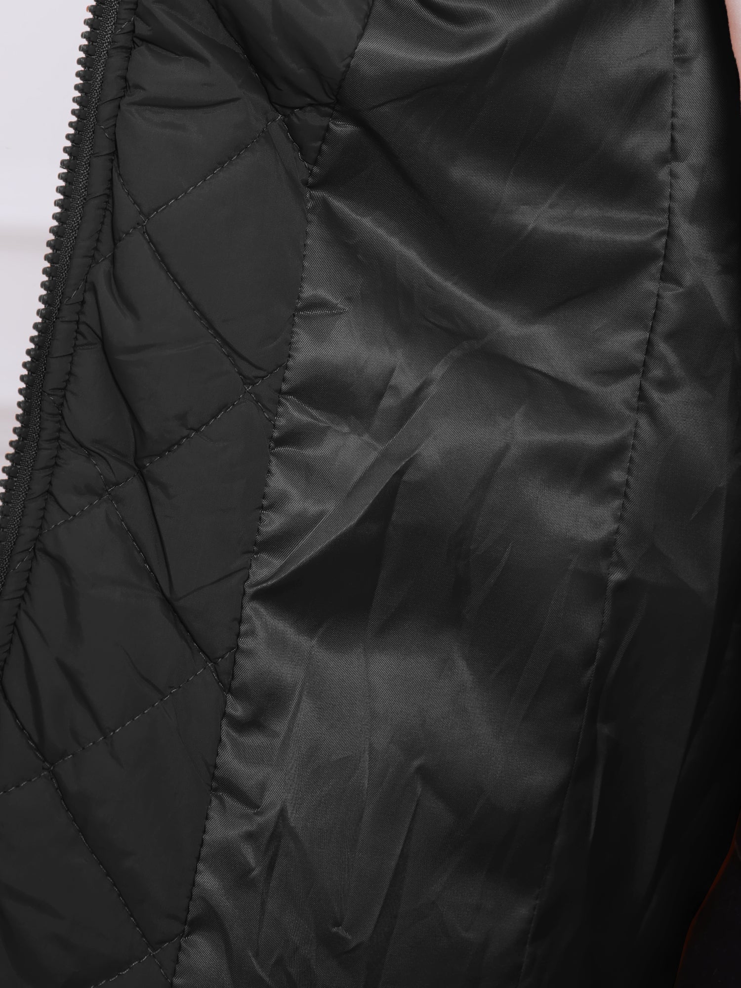 Stand Collar Lightweight Gilet Quilted Zipper Vest