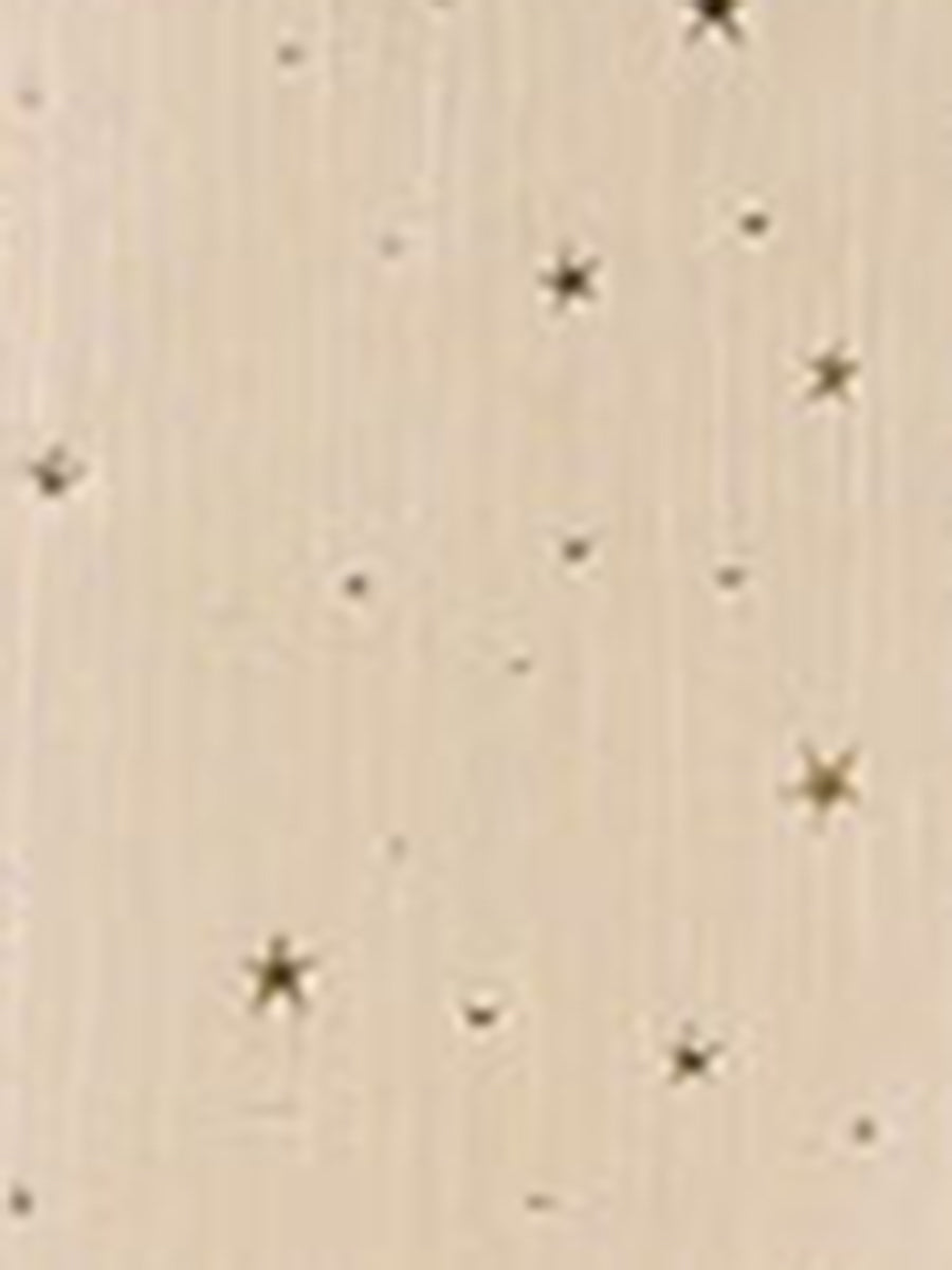 Choker V Neck Flared Gilding Metallic Shiny Star A-Line Dress