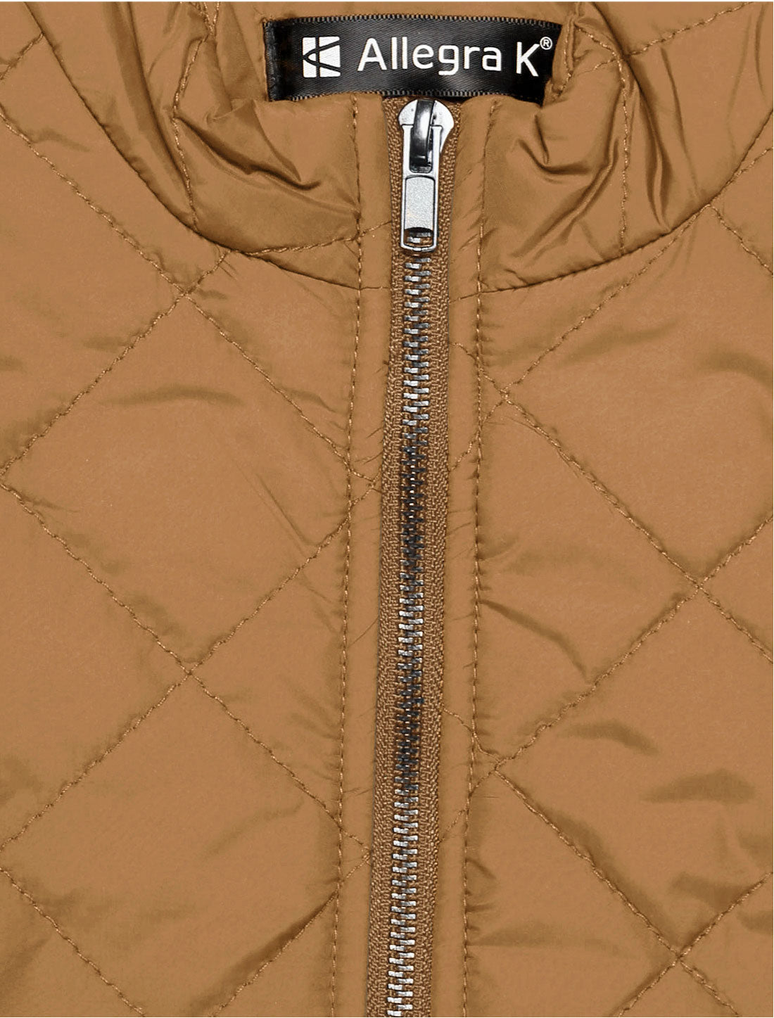 Stand Collar Lightweight Gilet Quilted Zipper Vest