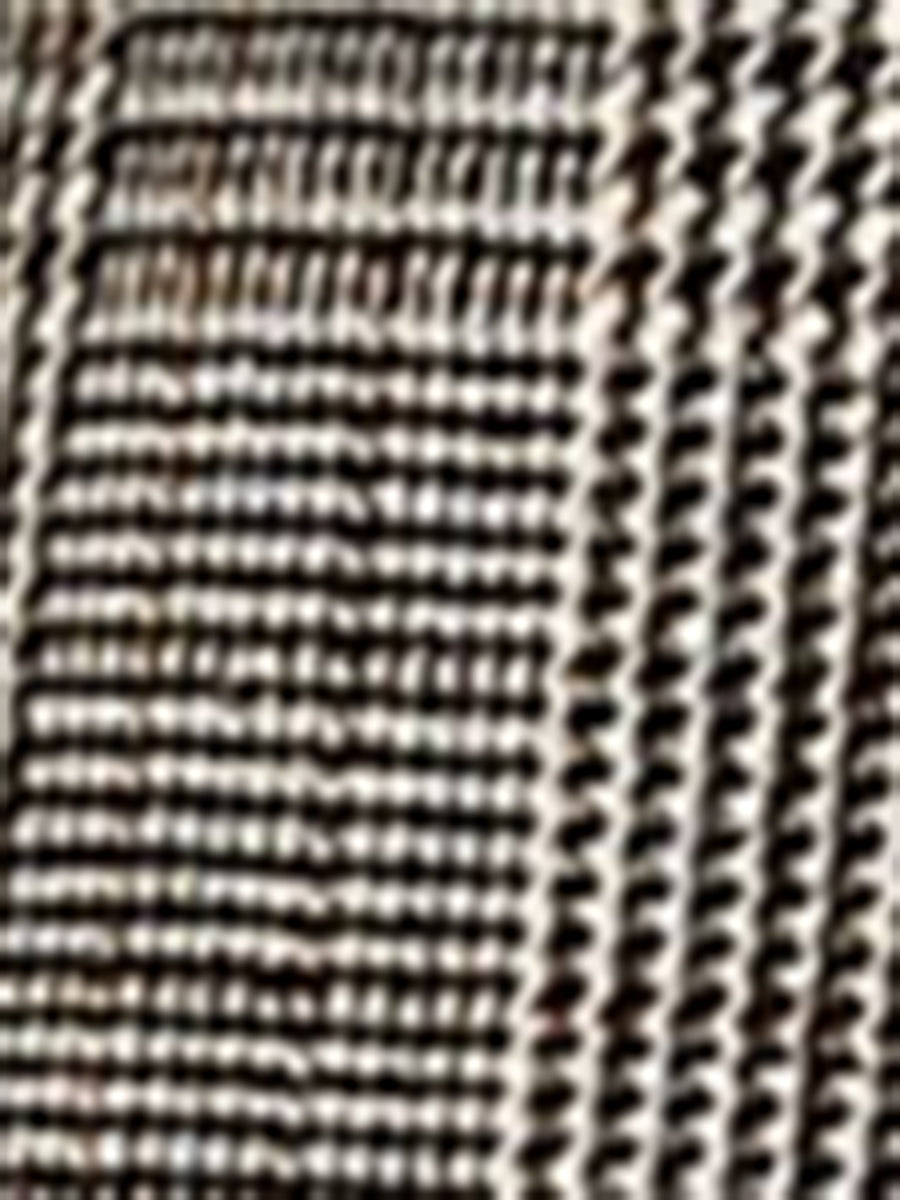 Plaid Notched Lapel One Button Houndstooth Blazer Jacket