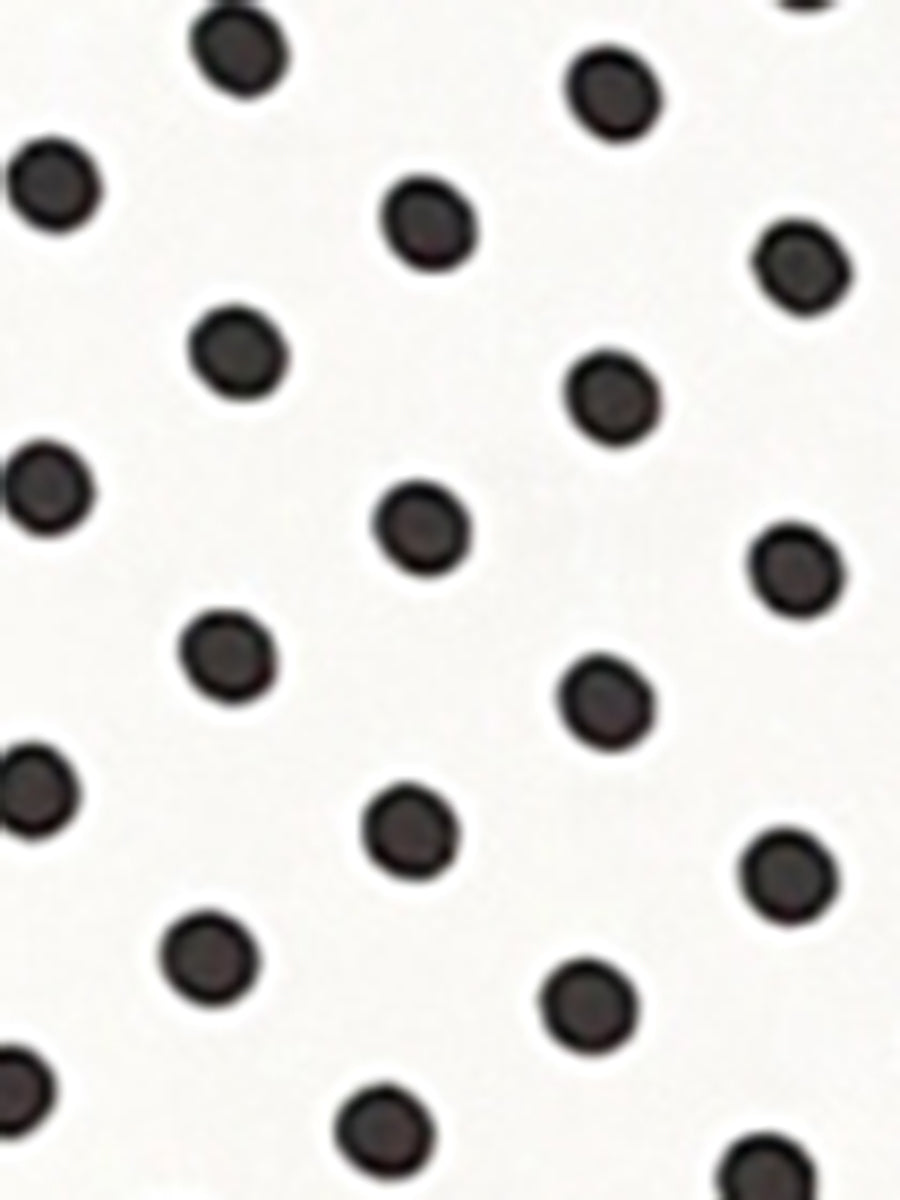 Polka Dots Print V Neck Short Sleeve Elegant Work Office Tops