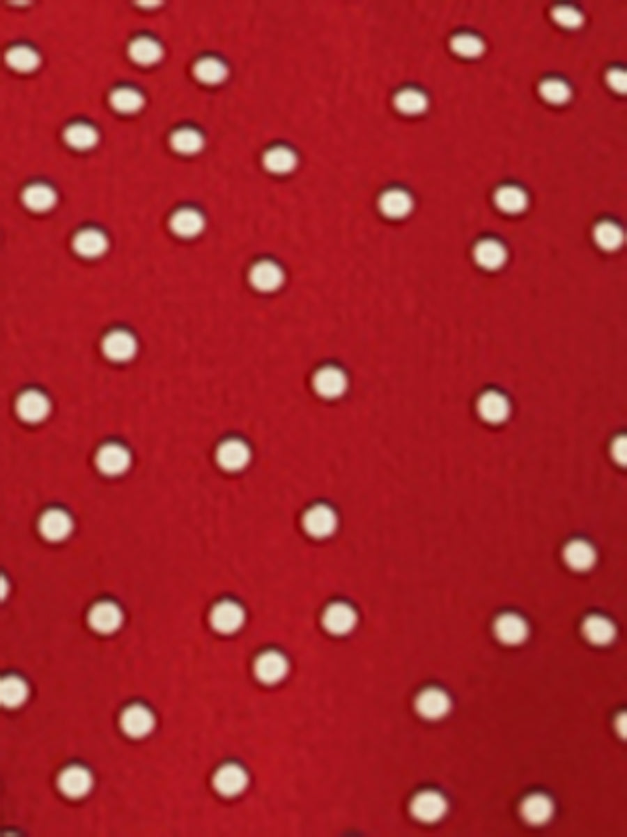 Retro Dots Bow Tie Peter Pan Collar Chiffon Blouse
