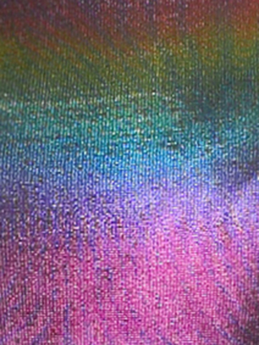 Long Sleeve Sparkly Party Glitter Shiny Metallic Blouse