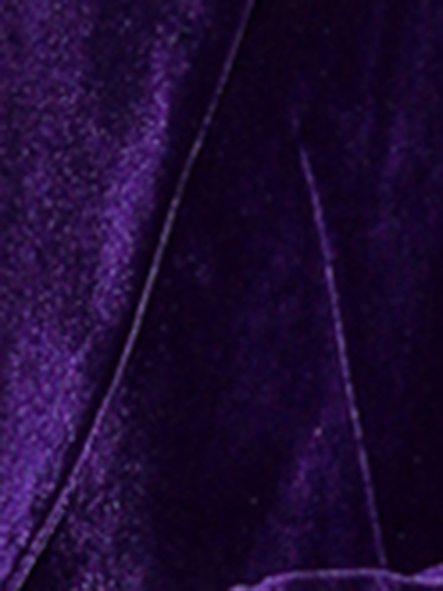 Shawl Collar Single Button Velvet Solid Office Work Jacket Blazer