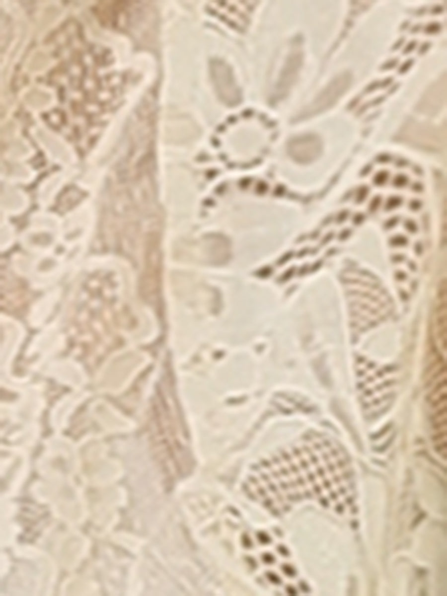 Elegant Sheer Floral Lace Cropped Bolero Shrugs