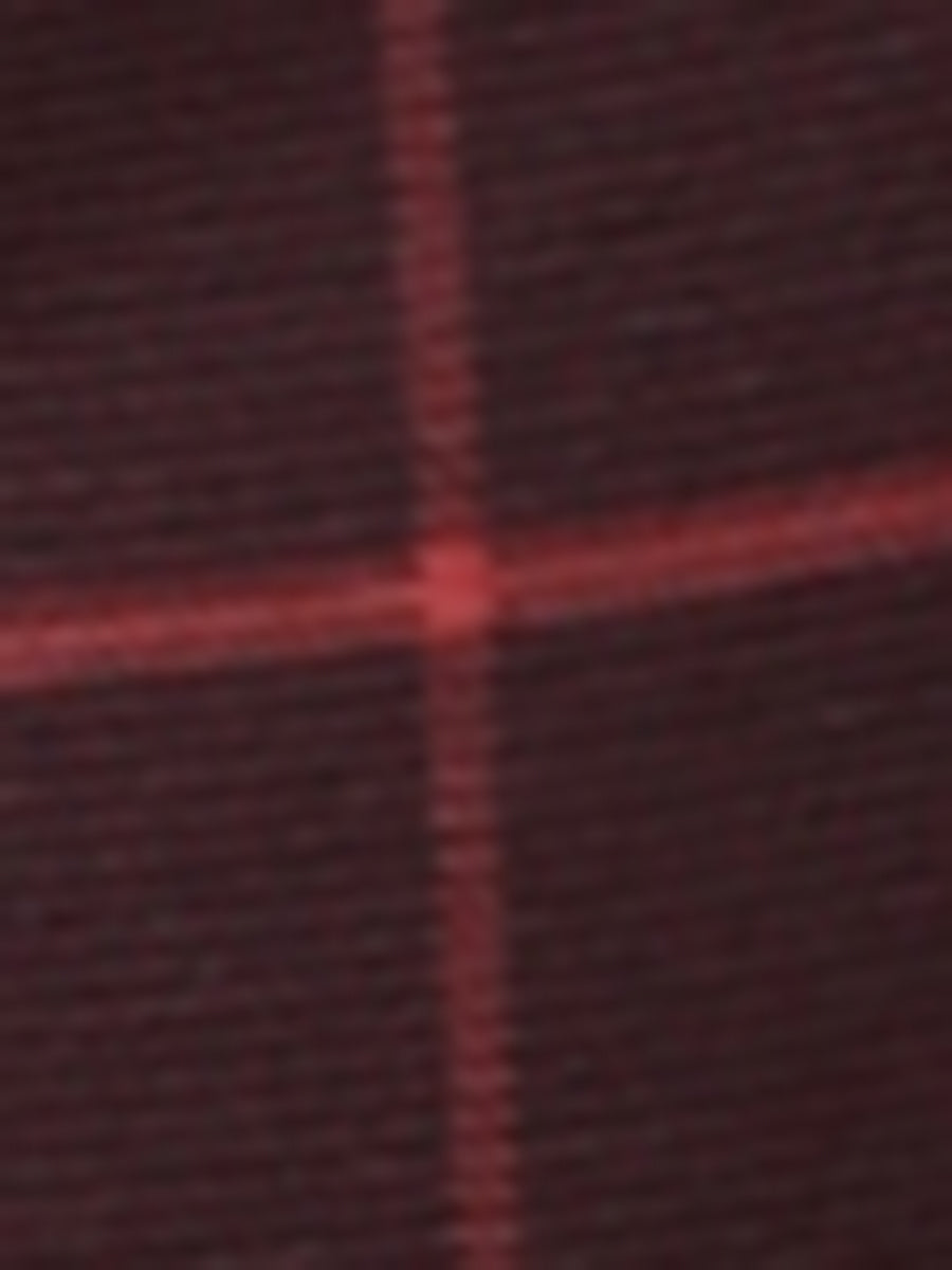 Tartan Plaid Pants Elastic Waist Straight Long Trousers
