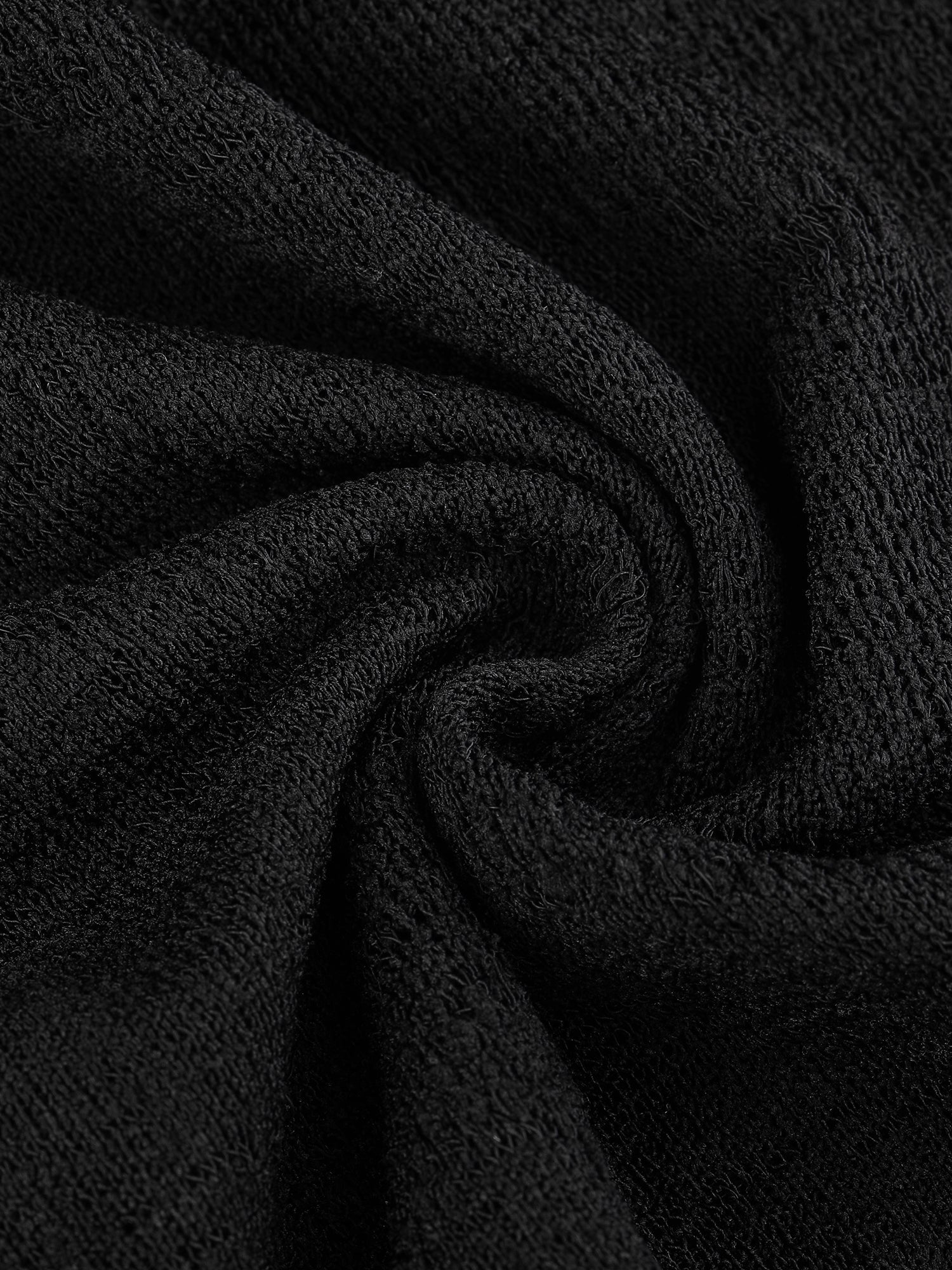 Open Front Knit Cardigan Tied 3/4 Sleeve Bolero Shrug