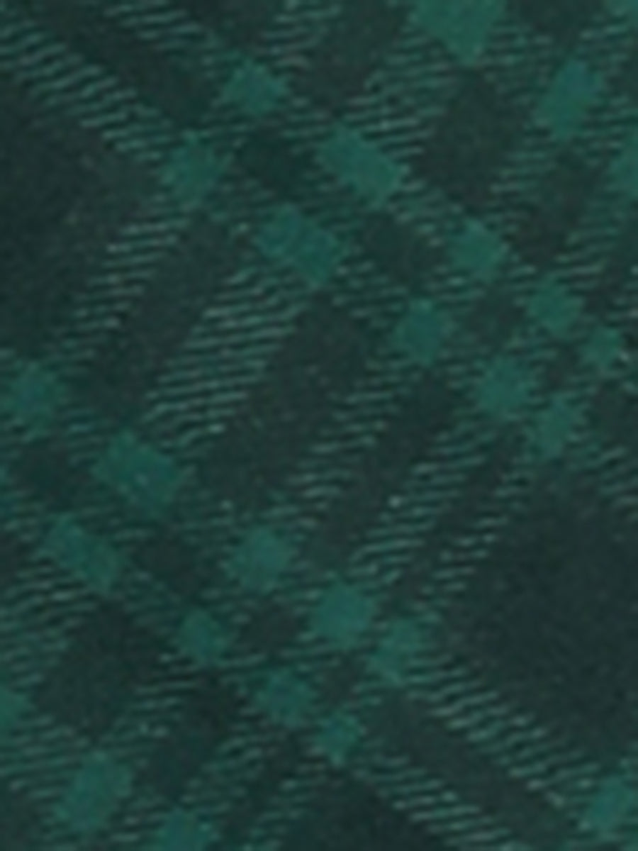 Peter Pan Collar Contrast Color Button Decor Plaid Dress