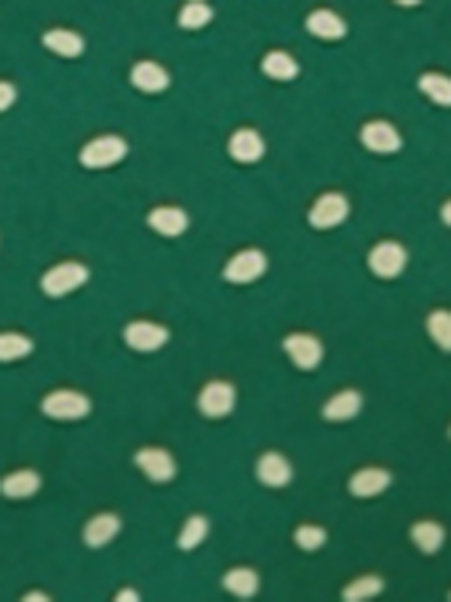 Retro Dots Bow Tie Peter Pan Collar Chiffon Blouse