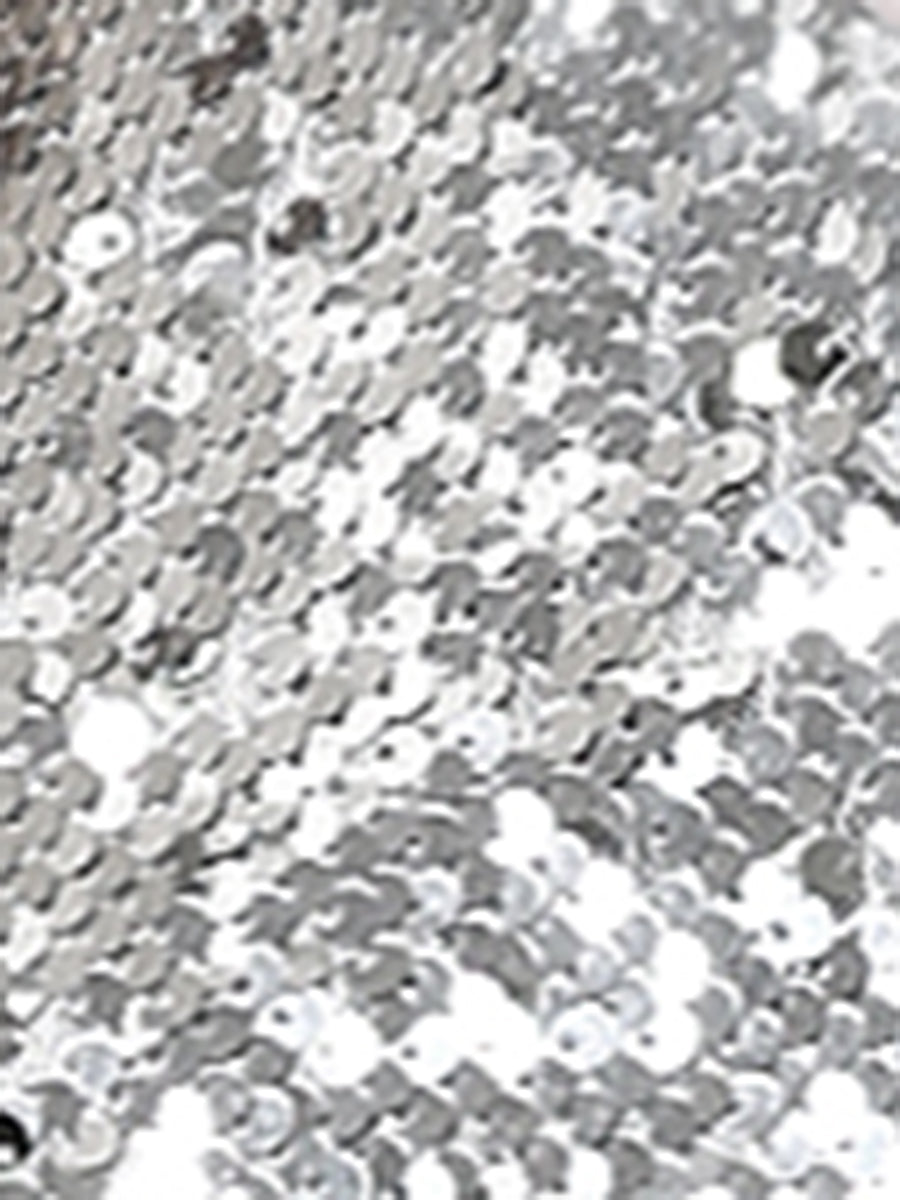 Sequined Camisole Club Party Glitter Disco Sparkle Cami Top