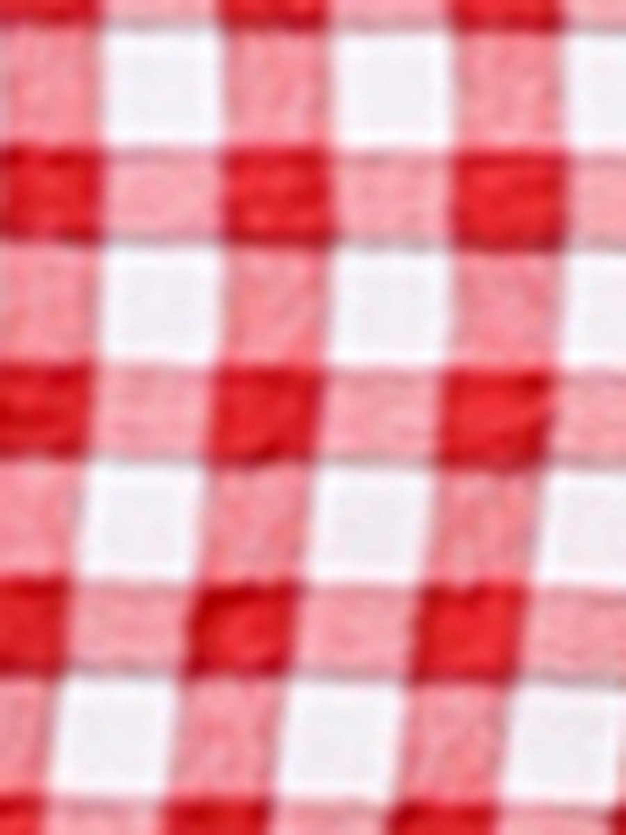 Plaid Blouse Puff Sleeve Ruffle Peter Pan Collar Shirt Top