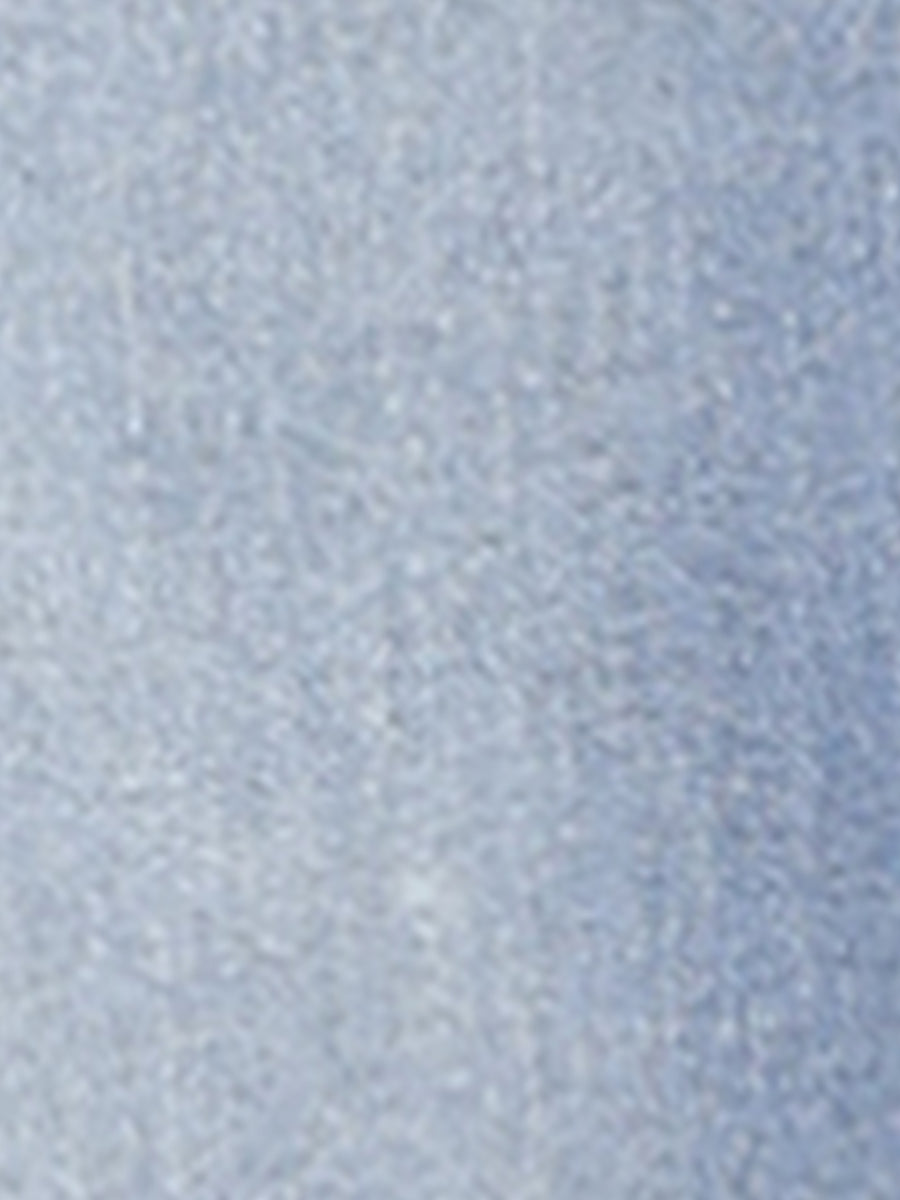Casual High Waist Back Slit Stretch Denim Midi Skirt