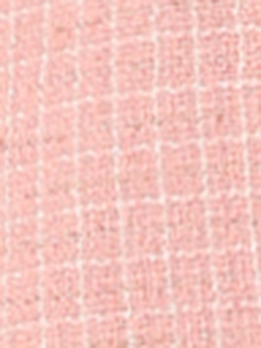 Elegant Button Front V Neck Plaid Tweed Overalls Pinafore Dress